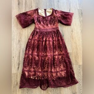 ASOS Maroon Midi Dress size 8/US